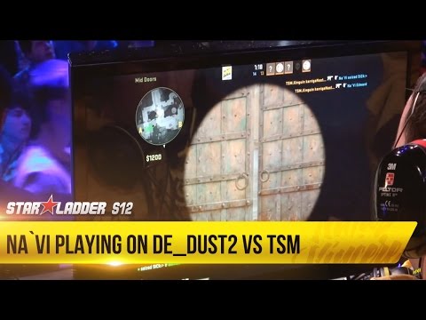 Na`Vi playing on de_dust2 vs TSM