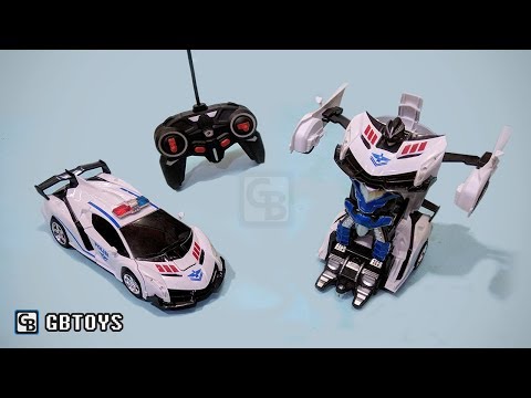 Transformers Remote Control Police Car - Unboxing Best RC Toys For Kids Video