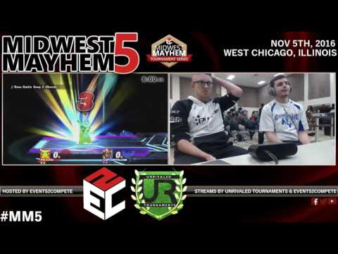 Midwest Mayhem 5 Top 32: PG l ESAM (Pikachu) vs. GHQ l Sheen (Captain Falcon, Zelda)