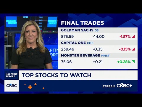 Final Trades: Goldman Sachs, Capital One and Monster Beverage