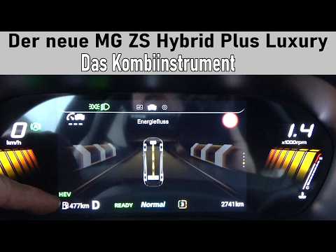 MG ZS Hybrid+ Luxury 2025: Kombiinstrument & Lenkrad-Bedienung erklärt! Videotagebuch Teil3