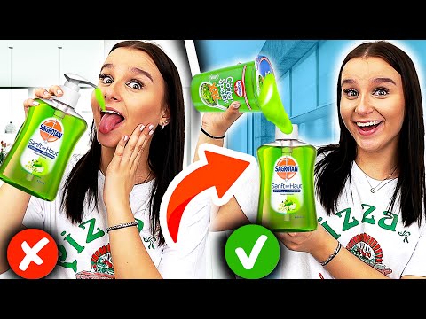 1 Tag lang Schwester mit FAKE ESSEN pranken ! 😳🧼 (Teil 9) - Celina