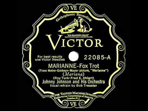 1929 Johnny Johnson - Marianne (Bob Treaster, vocal)