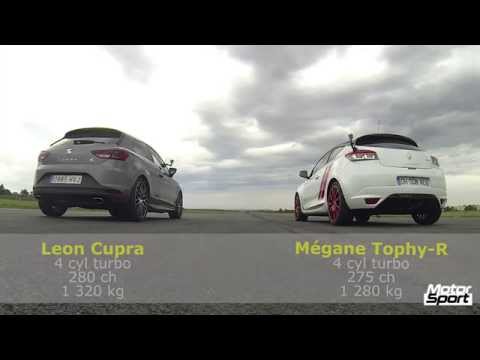 Drag Race : Mégane R.S. Trophy-R VS Leon Cupra Sub8 (Motorsport)