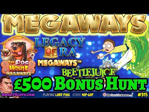 £500 MEGAWAYS BONUS HUNT - Legacy of Ra, Hot Spin Megaways, Beetlejuice & more.