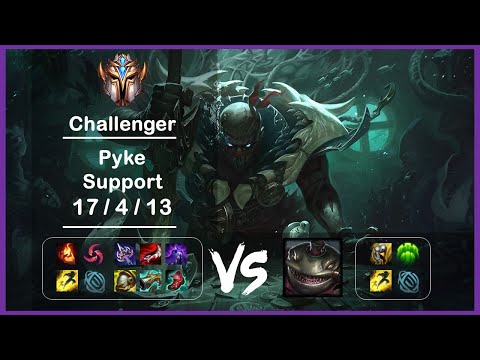 KR Challenger Replays Support Pyke vs Tahm Kench Ep.3025