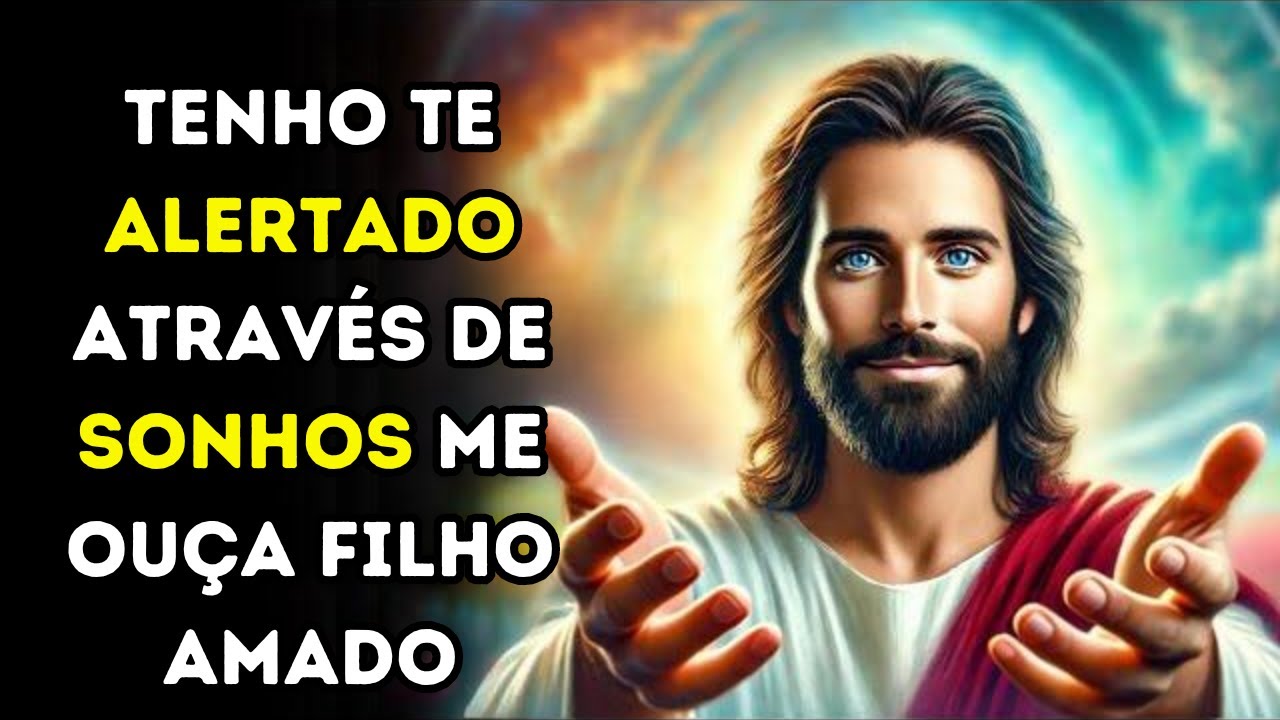Dedique seu tempo a mim trago-te inspirações através de sonhos filho Deus te diz hoje