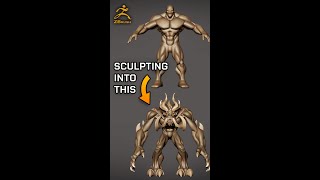 Wrathclaw 3D miniature sculpting
