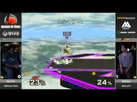Ryan Ford (Fox) vs KirbyKaze (Sheik) - S@Y 15 - Melee Winners Final