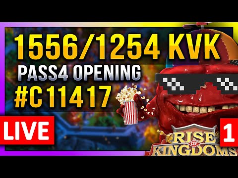 1556 /1254 KVK: Pass4 Opening 🔥 LIVE! 🔴 C11417, 2244, 1256, 1228, 2100, 1446, 1148