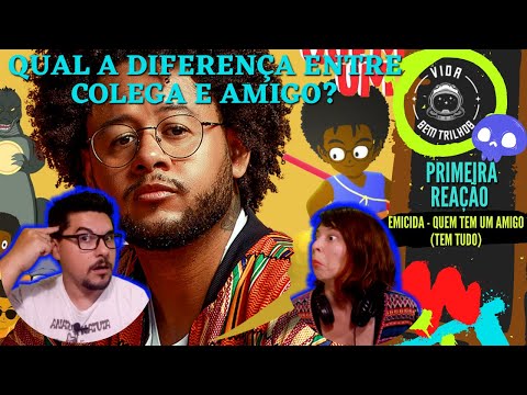 Roqueiros Reagindo a Emicida | Quem tem uma amigo (Tem tudo) [PRIMEIRA REAÇÃO VIDA SEM TRILHOS]
