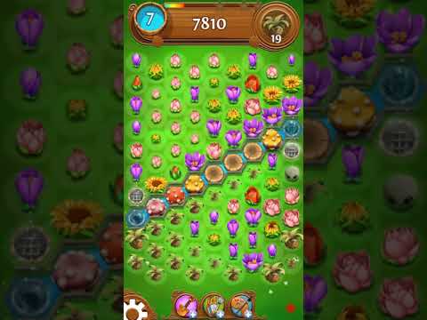 Blossom Blast Saga 696 level. No boosters.