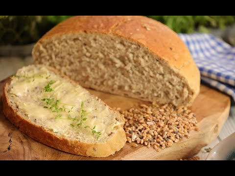 Always successful - spelt bread in a pot
