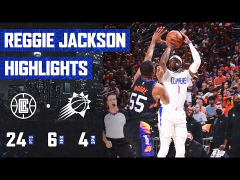 Reggie Jackson Tallies 24 Points Game 1 vs. Phoenix Suns | LA Clippers