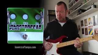 Video thumbnail for Hovercraft Amps: IONOSTROFEAR FUZZ/DISTORTION/FIDELITY BOOST by Brett Kingman