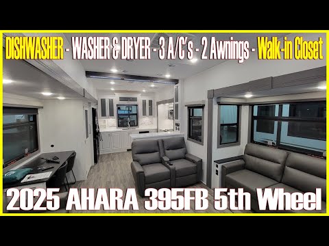 RV tour 2026 Ahara 395FB Luxury Rear Kitchen Fifth Wheel by East To West RVs at Couchs RV Nation