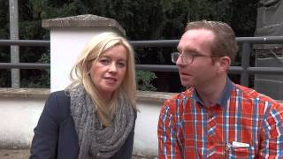 Behind the camera is the executive producer Bryan Kirkwood, so that is the kind of happy ship that is Hollyoaks.