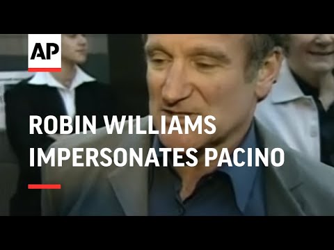 Robin Williams impersonates Al Pacino