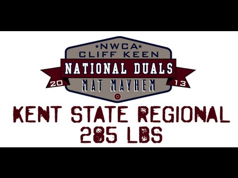 285 lbs.- 2013 NWCA Cliff Keen National Duals Regional SemiFinal - Kent St. vs Oklahoma St.