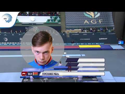Mikita FOMCHANKA (BLR) - 2018 Trampoline Europeans, junior final