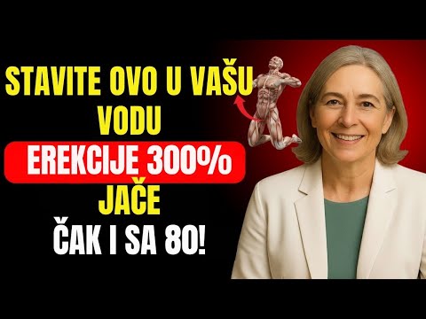 Muškarci Preko 50: PRESTANITE Piti Običnu Vodu! Dodajte OVO Za Maksimalan Porast Testosterona