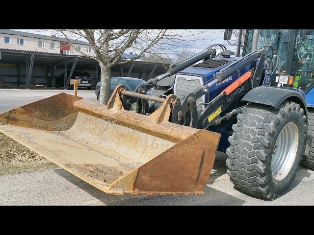 783621 Backhoe loader with crane Huddig 1260 B - 2008