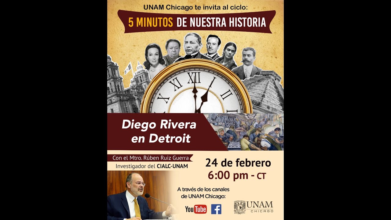 5 MINUTOS DE NUESTRA HISTORIA DIEGO RIVERA EN DETROIT
