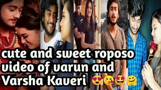 Varun Aradhya and Varsha Kaveri cute and sweet vid