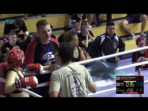 Deutsche Meisterschaft 2018 - Finale K1 Damen -56 kg Katharina Dalisda - Julia Kelcec