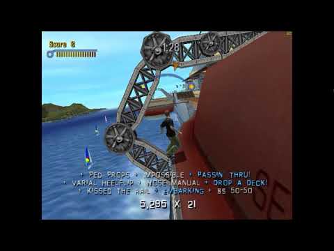 Impressing the Neversoft girls in a single combo (THPS3)