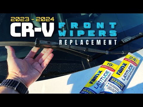 2023-2024 Honda CR-V Front Wiper Blades Replacement | Rain-X Latitude Wiper Blades