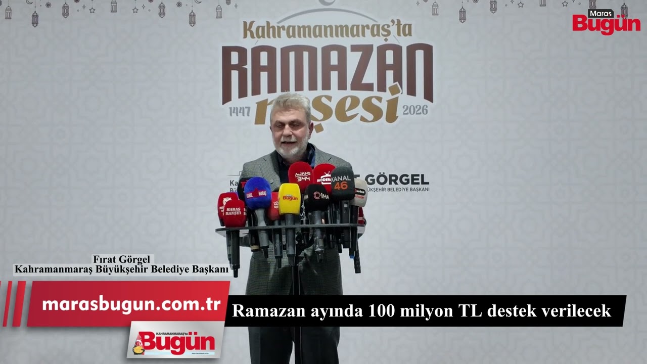 Kahramanmaraş’ta İlk Kez Ramazan Sokağı Kuruldu