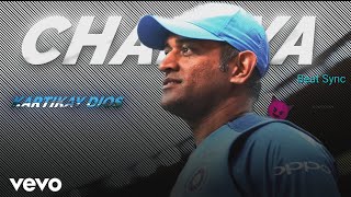 CHALEYA FT. MS DHONI BEAT SYNC ♦ 4K STATUS ♦#trending #cricket #kartikaydios #msdhoni #edit