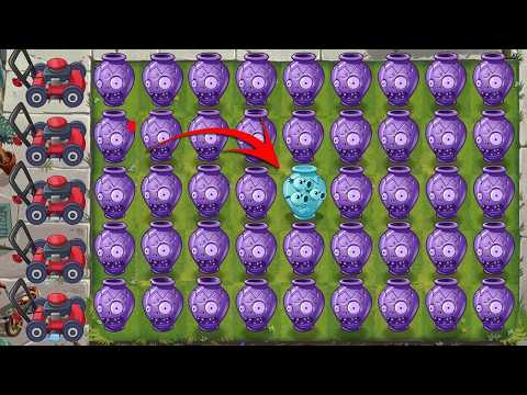 All Old PEA vs 99 Gargantuar Zombies in Vasebreaker - Who Will Win? - PVZ 2 Challenge