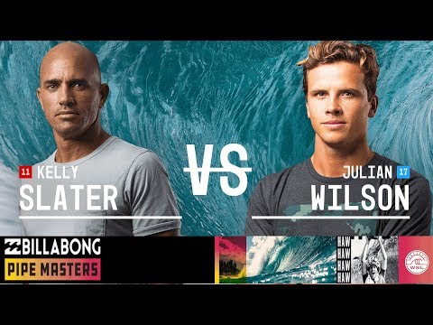 Kelly Slater vs. Julian Wilson - Semifinals, Heat 2 - Billabong Pipe Masters 2018