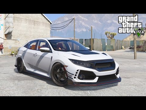 MOBIL BALAP NIH BOS HONDA CIVIC TYPE R 2023 TERBARU MANTAP - GTA V MOD INDONESIA EPISODE SPESIAL