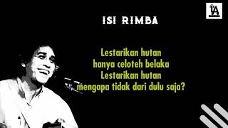 Download lagu Isi Rimba - Iwan Fals (Lirik Lagu) mp3