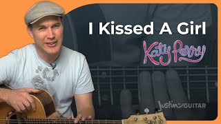 How to play I Kissed A Girl by Katy Perry | Easy Guitar Lesson