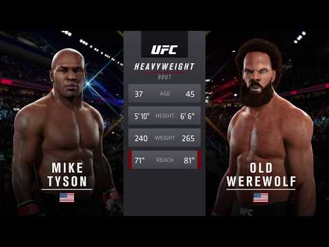 Old Werewolf vs. Mike Tyson - EA Sports UFC 2 - Rematch - Crazy UFC 👊🤪