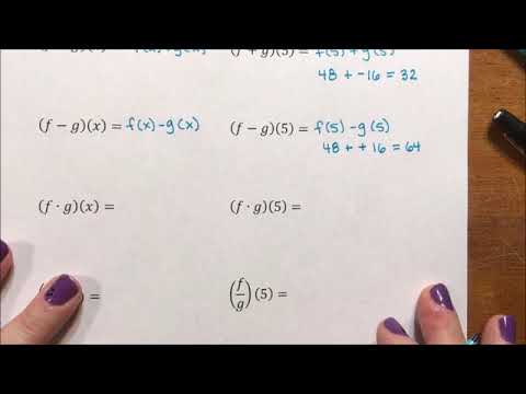 Function Notation Operations And Notation