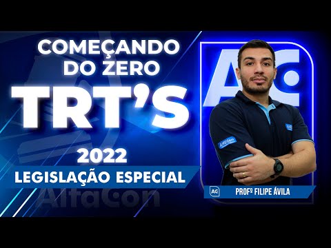 Começando do Zero TRTs 2022 - Legislação Especial - Black Friday AlfaCon