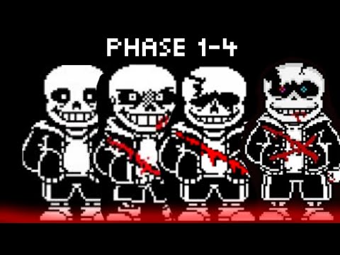 Undertale last breath 1-4 Phase | Battle - FULL