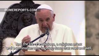Pope Francis to religious: Do not fall into spiritual Alzheimer's