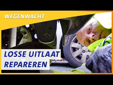 , title : 'Een loszittende uitlaat repareren met 2 slangklemmen | Wegenwacht vlog'