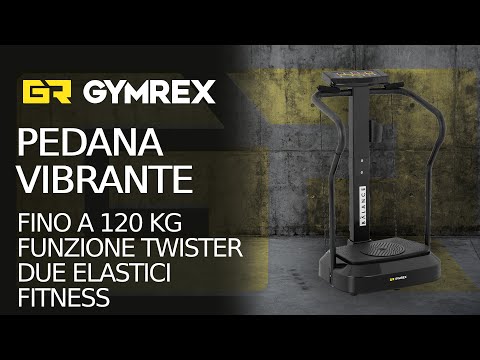 Video - Pedana vibrante - 49,5 x 30 cm - Fino a 120 kg - Funzione twister