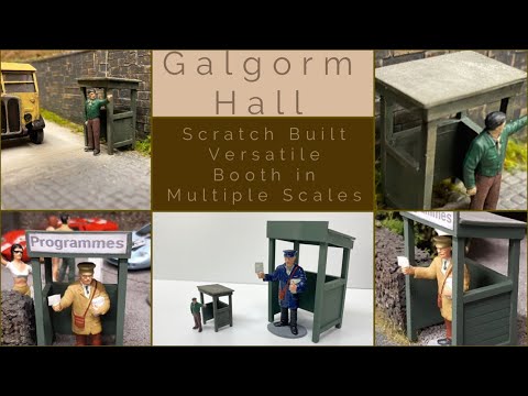 Scratch Built Versatile Booth In Multiple Scales 1/32 and OO