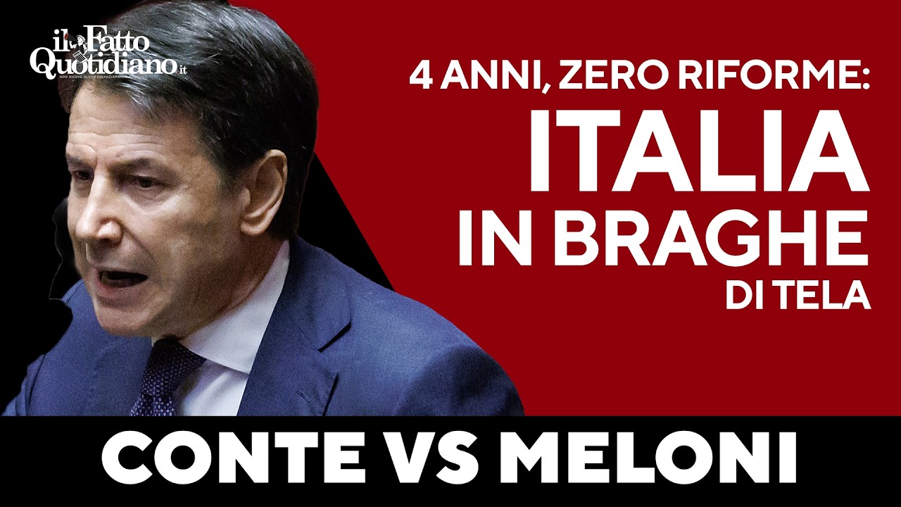 Conte asfalta Meloni: "4 anni, 0 riforme. La sveglia del referendum non ha suonato a Palazzo Chigi"