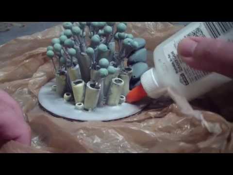 WH40k Terrain Barrels/Plants...Underdark Terrain from Junk