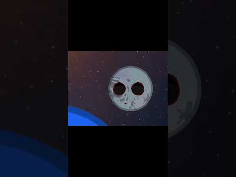 Luna's dark side 💀 #solarballs #solarsystem #earth #moon #luna