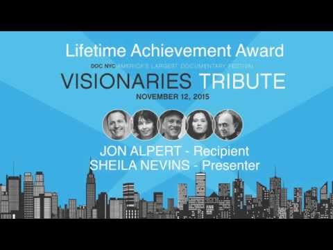 DOC NYC 2015 Visionaries Tribute Lifetime Achievement Award JON ALPERT